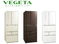 東芝冷凍冷蔵庫　VEGETA GR-F48FS(NC) 481L 6ドア